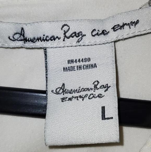 Short off white spring dress. Sleevless. Size large. - Picture 5 of 6